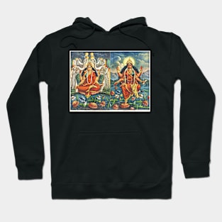 Hindu Goddesses Kamala & Bhairavi, 1885–90 Hoodie